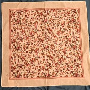 Sezane Le Foulard Women's Scarf 100% Cotton Floral Square Scarf